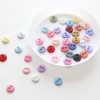 100pcs Mini Buttons 6mm Round Resin Mini Buttons Sewing Accessories Doll Clothing Button Embellishments Scrapbooking Card Decor 3