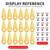 Onnfang Tools Replacement Lawn Mower Blade Stainless Steel Titanium Blades Robotic Mower for Bosch Indego Robot Lawn Mower 4