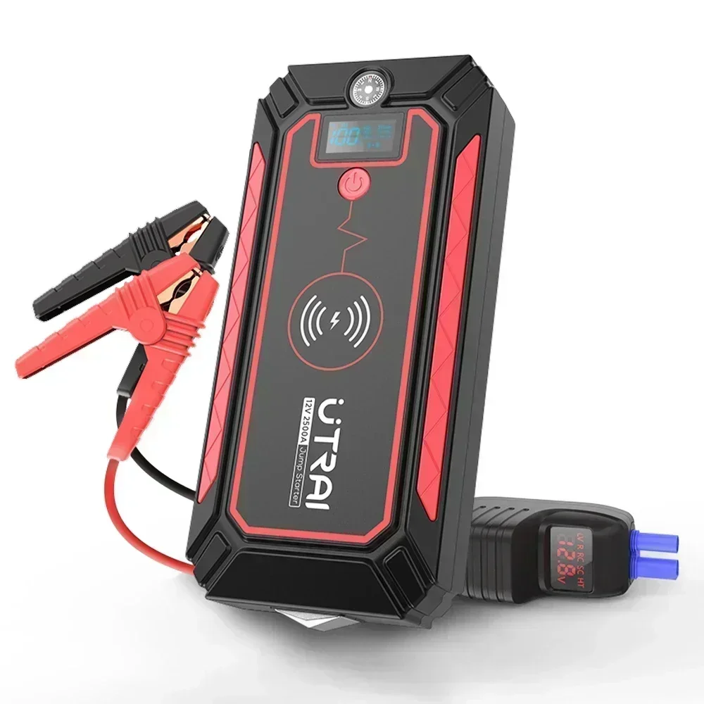 Utrai Car Jump Starter Tools 2500A Booster Con Ricarica Wireless Dispositivo Di Avviamento Jumpstart Oem Factory Avviatori Per Auto All'Ingrosso