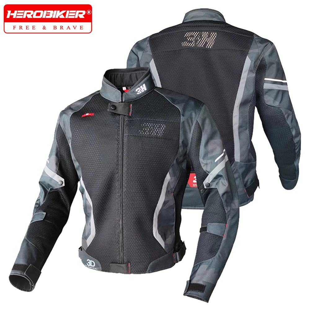 여름 오토바이 자켓 남자 안티 가을 CE 보호 오토바이 자켓 모토 크로스 오프로드 라이딩 자켓 통기성 메쉬 자켓