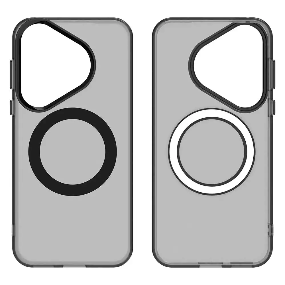 Magnetic Frosted Wireless Charging Case, Colorful Hard Plastic