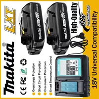 🏆Original Makita 3Ah/3.0Ah/3000mAh Makita 18V Battery BL1830B BL1850B BL1850 BL1840 BL1860 BL1815 Replacement Lithium Battery