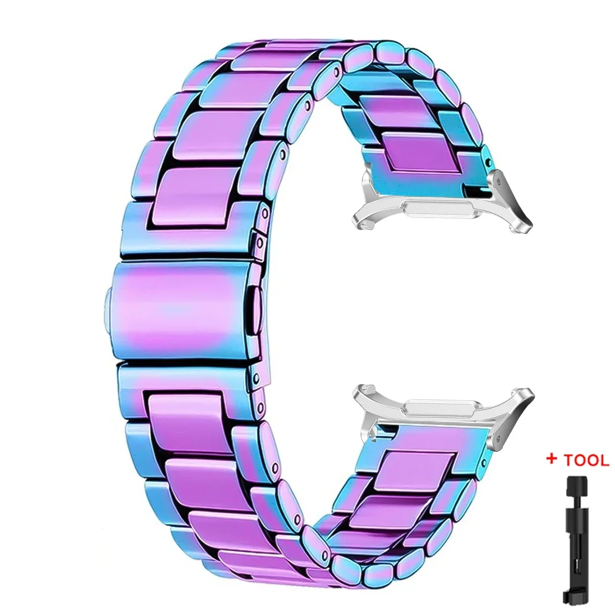 Stainless Steel Quick-Release Bracelet Replacement Wristband