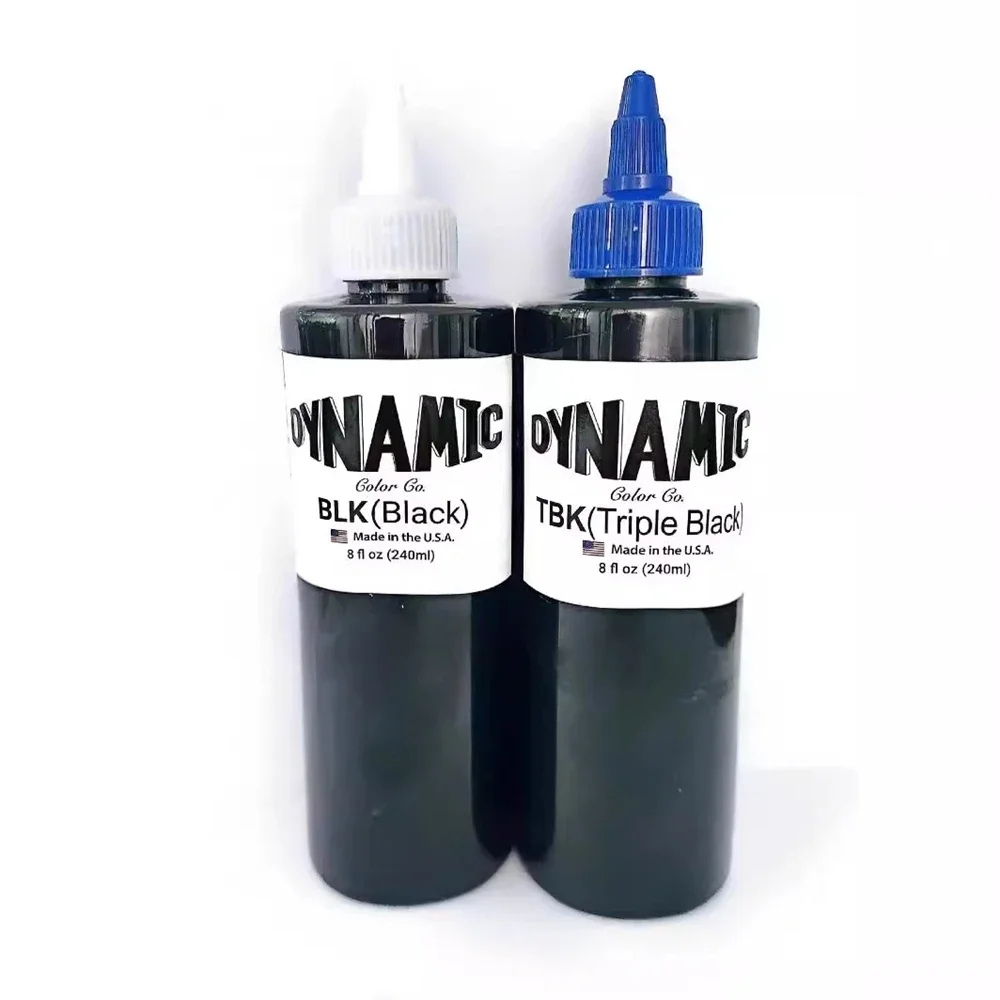 8oz Quality Triple Black Pigment Tattoo Ink Pigment 240ml Tattoo Body Color Drawing Teng Black Materia