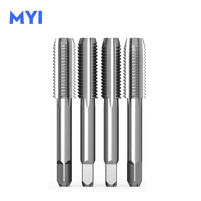 미터법 HSS 우측 나사 탭 가공 도구 M60-M70x 탭 1.25mm-4mm 직경 금속 가공용 절삭 도구
