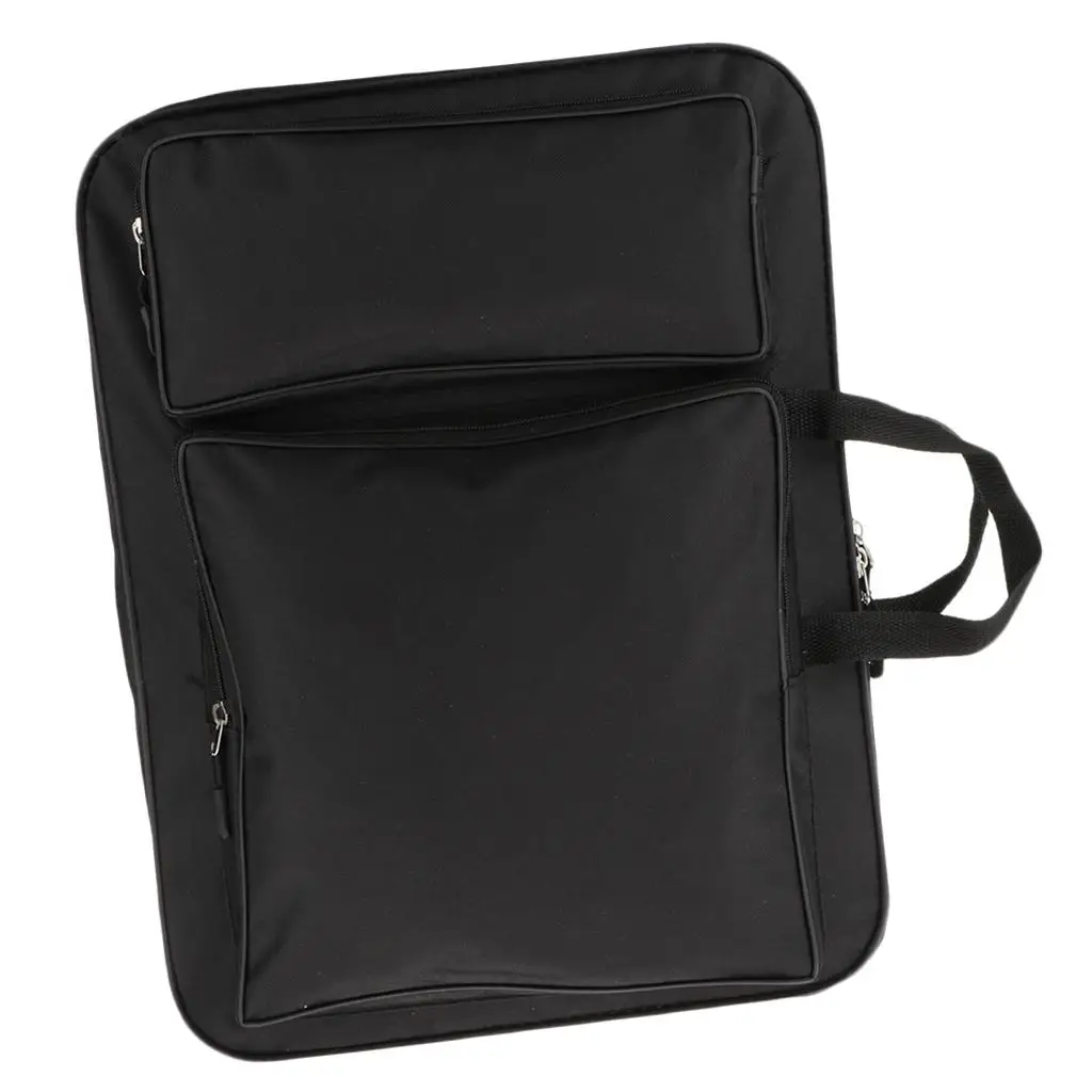 Canvas Artist Portfolio Tote Backpack  For Art Supplies Storage 2