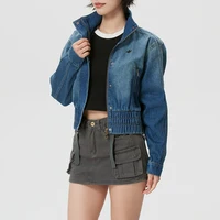 Adidas (Adidas) Trefoil Jacket Veste unisexe en denim pour couple, vêtements de sport coupe-vent, veste décontractée et tendance Ke1072 3