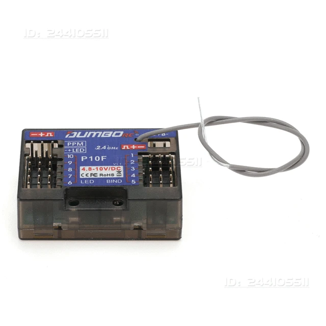 DUMBORC 10CH 2.4GHZ 4.8-10V P10F Receiver Voltage Return for DUMBORC 10CH 2.4GHZ 4.8-10V P10F Receiver Voltage Return for