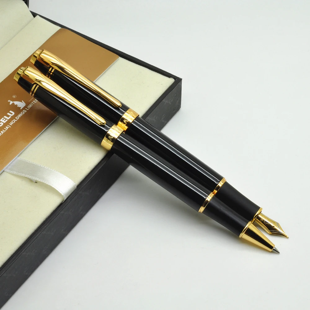 

MMS KAIGELU 362 Qijun Series Classic RollerB Fountain Iridium Pen Gold Clip Medium Nib Writing Fashion Business Gift For Student