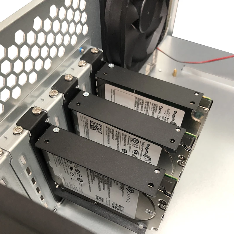 Zhenloong-suporte de Disco Rígido Pcie Slot Pci 2.5 Hdd para pc Case Chassi Tampa do Painel Traseiro Expansão Adaptadores Sata Ssd Metal - Imagem 5