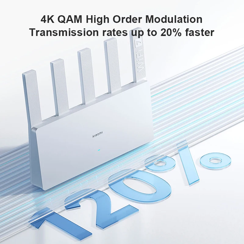 WiFi Router Xiaomi BE5000 Router WiFi 7 MLO 2.4GHz 5.0GHz Dual Band WiFi 7 512MB RAM Repeater 2.5G Port Mesh networking Xrange 2.0
