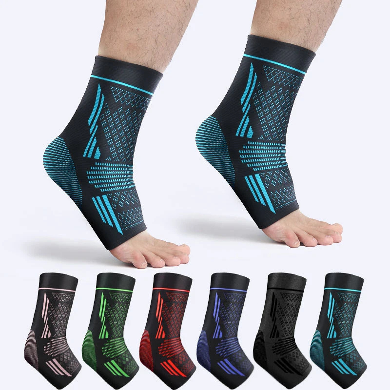 

1Pc Elastic Ankle Support Sports Protector Football Basketball Brace Foot Guard Ankle Compression Nylon Strap Belt