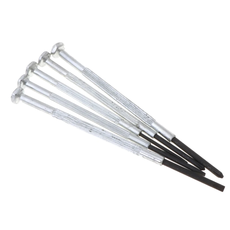 Set De 5 Mini Tournevis Cruciformes – Pour Montre, Réparation Horlogerie, Acier Inox