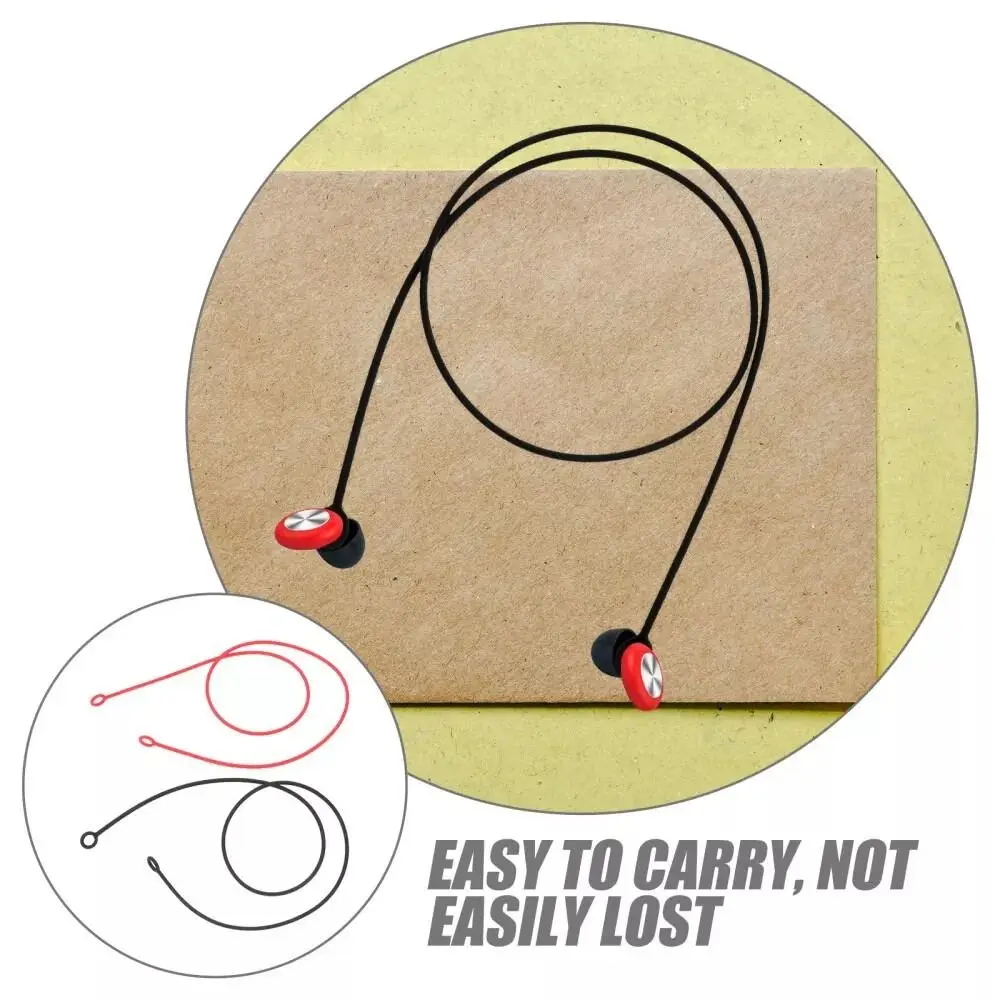 Silicone Earplug Lanyard Double ring Travel Earplugs Cord Silicone Loop Rope Outdoor Connector Cord 2Pcs