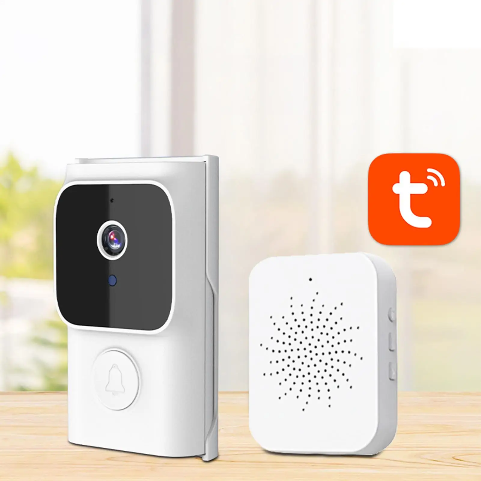 Video Doorbell Camera Smart Video Doorbell Security Camera Two-Way Communication For Night Monitoring Daily Entrance Outdoor
