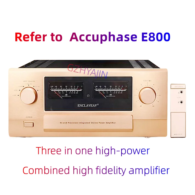 Studio Accuphase E-800 Amplificatore Integrato Bi-Wire Doppia Uscita Amplificatore A Doppia Uscita A + B A/B Interruttore Di Uscita 2*350W