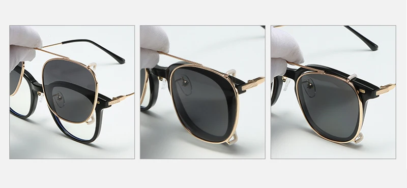 Swanwick lunettes de soleil carrées hommes polarisées tr90 femme mode clip sur femmes lunettes de soleil en métal rétro vintage dames_voghion.com