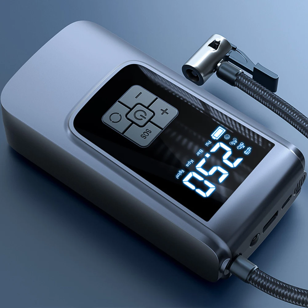 ����Ʈ ���� �������� LED ����Ʈ �ڵ��� Ÿ�̾� ��â��, 7.4 V, 12V, 150PSI, �޴�� Ÿ�̾� ��â��, 6000mAh, ������� ���� Ÿ�̾� ����