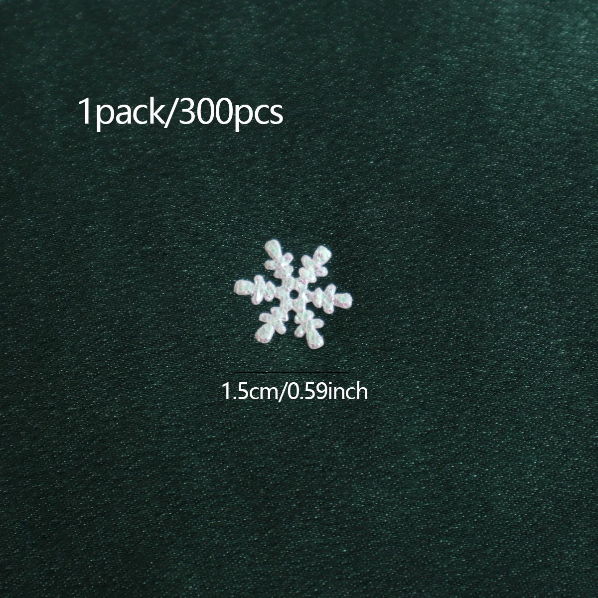 1Pack/300pcs - Christmas snowflake flakes, throwing paper scraps at parties