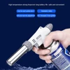 Portable Metal Flame Gun Butane Burner High Temperature Welding Gas Torch Lighter Camping BBQ Heating Ignition Butane Gas Burner 3