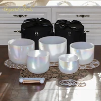 Crystal Soul Exclusive Design Harmony Moonstone Crystal Singing Bowl Set - Image 3