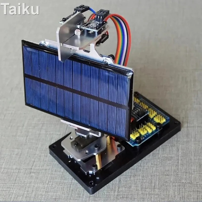 For Arduino DIY Kit Smart Solar Tracking Equipment Power Generation Maker Programmable Project Small Production Tracking Radar