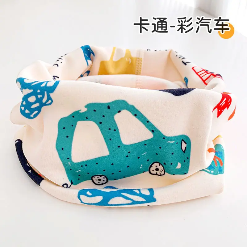 Winter Children Warmer Neck Scarf For Kids Boys Girls Neckerchief Cute Baby Cartoon Scarf Soft Neck Collar Children&acute;s Scarves