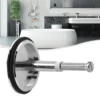 43mm Bathtub Plug Adjustable Bath Pop Up Waste Stopper Plug Only Flat Seal Brass Bathroom Tub Drain Drainer Strainer Accessories 3