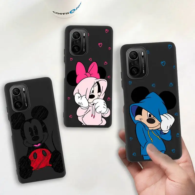 

Disney Mickey Minnie Mouse Phone Case for Redmi 9A 8A Note 11 10 9 8 8T Redmi 9 K20 K30 K40 Pro Max Silicone soft Cover