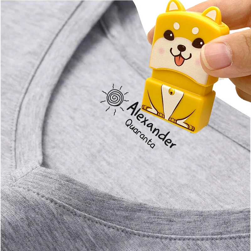 Custom Name Stamp Clothes Children Clothing Custom Seal Custom Stamp Child Clothes Stamps
