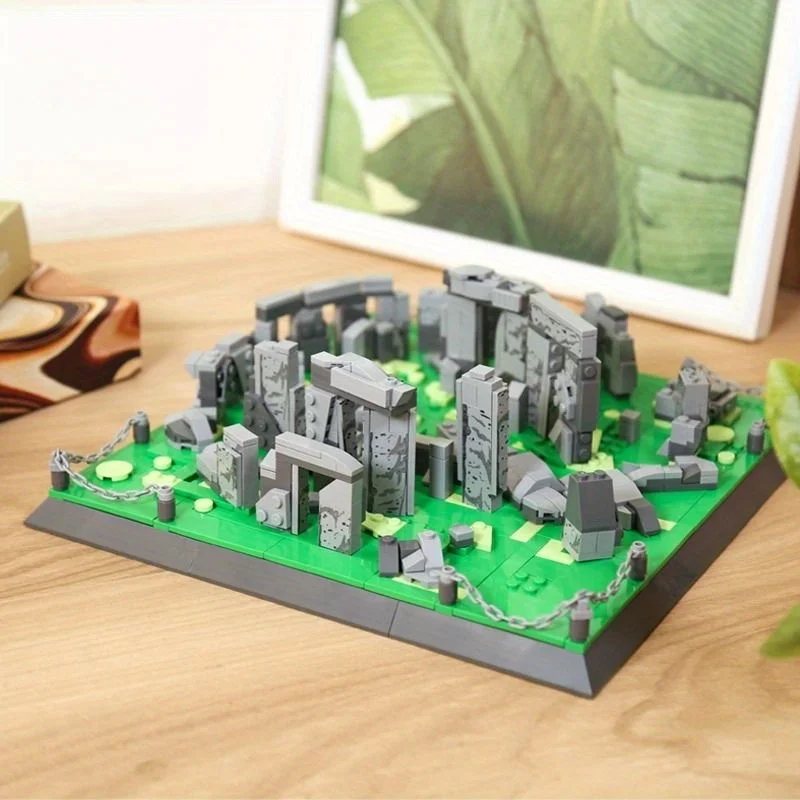 

753pcs World Famous Landmark Building Blocks Paper Instructions Desktop Decoration Toys Great Christmas Day Gift New Years Gift