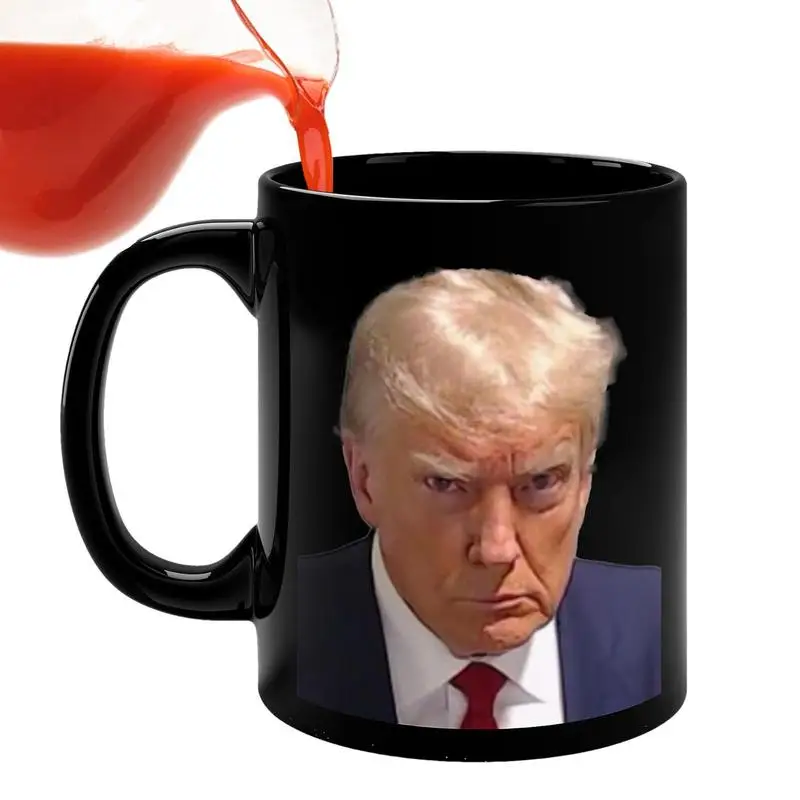 

Trump Mugshot Mug 11oz Ceramic Coffee Mug With Funny Trump Mug Shot Vote President Election Kitchen Decor Durable Coffee Cups