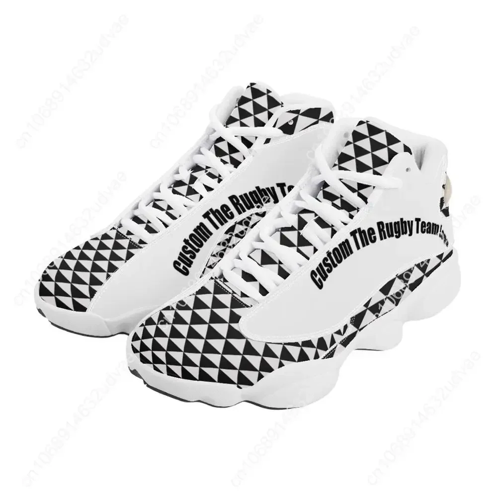 Vintage Pattern Polynesian Samoan Tribal Style Sneakers Running Shoes Custom Ball Sports Team Logo Men's Basketball Sports Shoes
