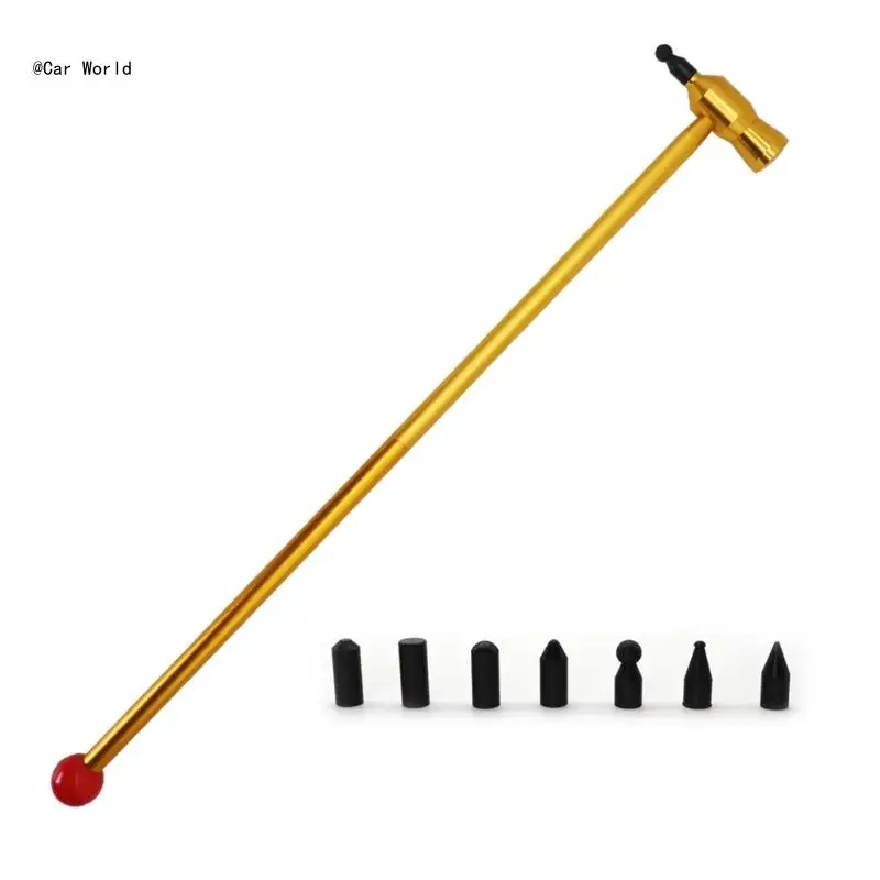 

6XDB Car Dent Removal Hammer Aluminum Alloy Auto Body Dent Remover Puller Hails Pit