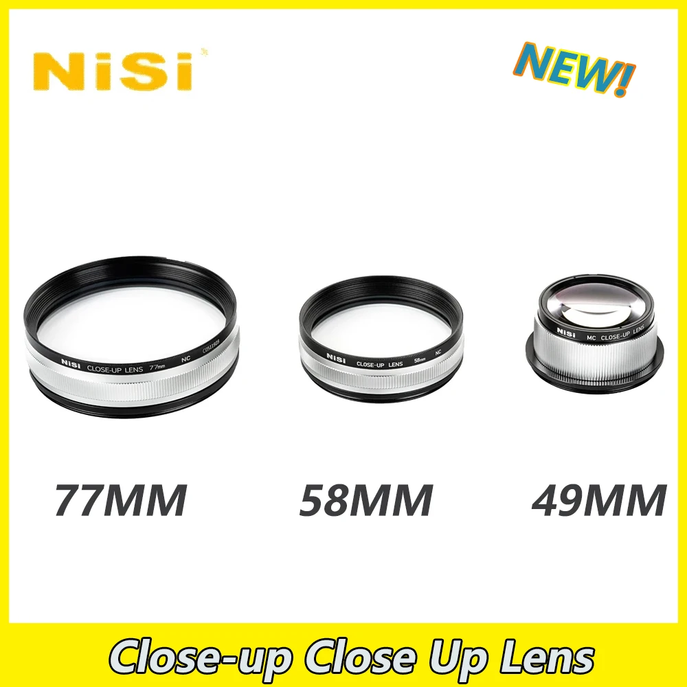 

Nisi 49mm 58mm 77mm Close-up Close Up Lens Micro Lens For Flower Macro Mirror Flowers Insects Diamond Jewelry Magnifying