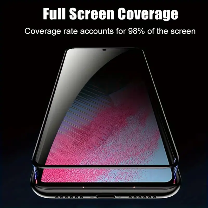 Full Cover Matte Privacy Screen Protector For iPhone 15 17 18 16 Pro 13 12 11 14 Pro Max 8 7 Plus 16e Air SE XS XR Anti-Spy Film - Image 4