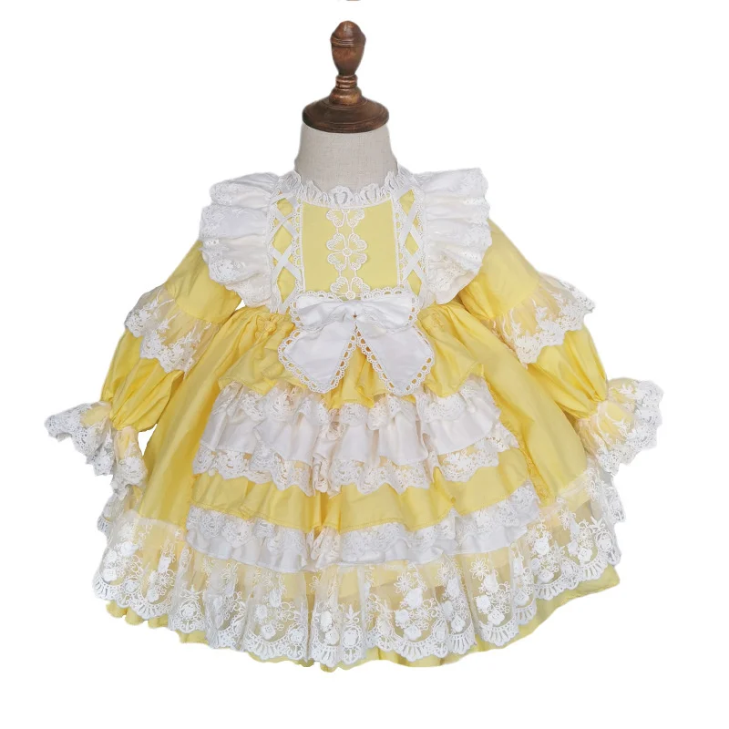 Spring New Lolita Children's Skirt Girls' Princess Lace Skirt Shawl Spanish
