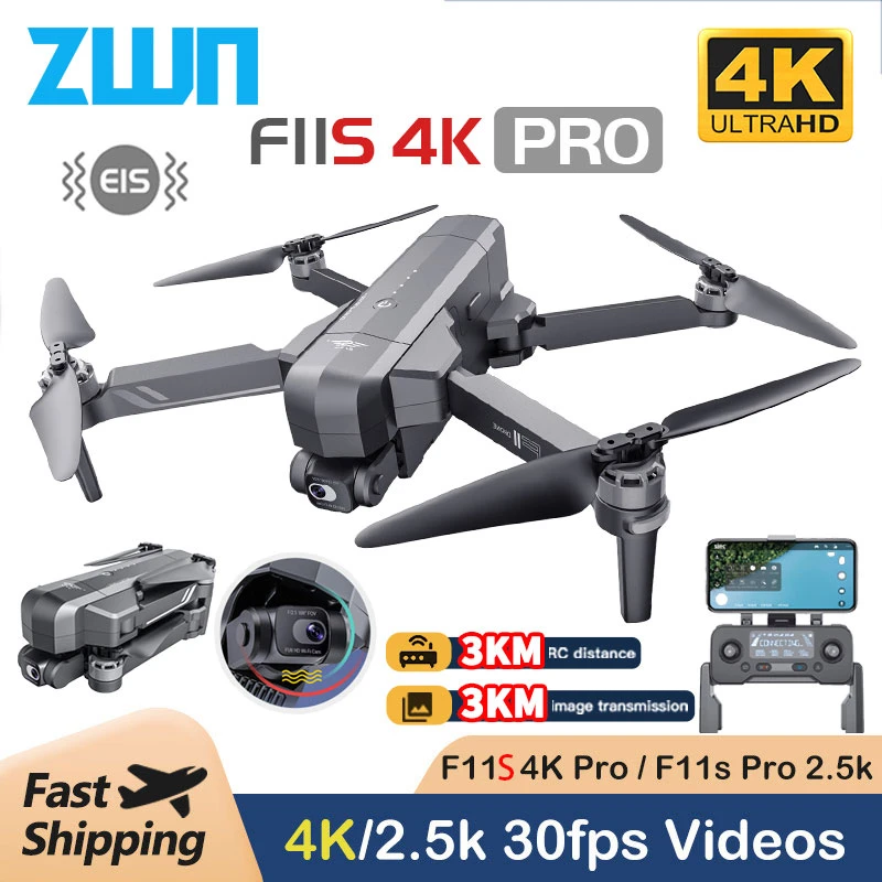 Noisy above bouquet Sjrc F11s 4k Pro 3km Gps Drone With Eis Fpv 4k Hd Camera Two-axis  Anti-shake Gimbal F11 Brushless Quadcopter Vs Sg906 Max Dron - Rc  Helicopters - AliExpress
