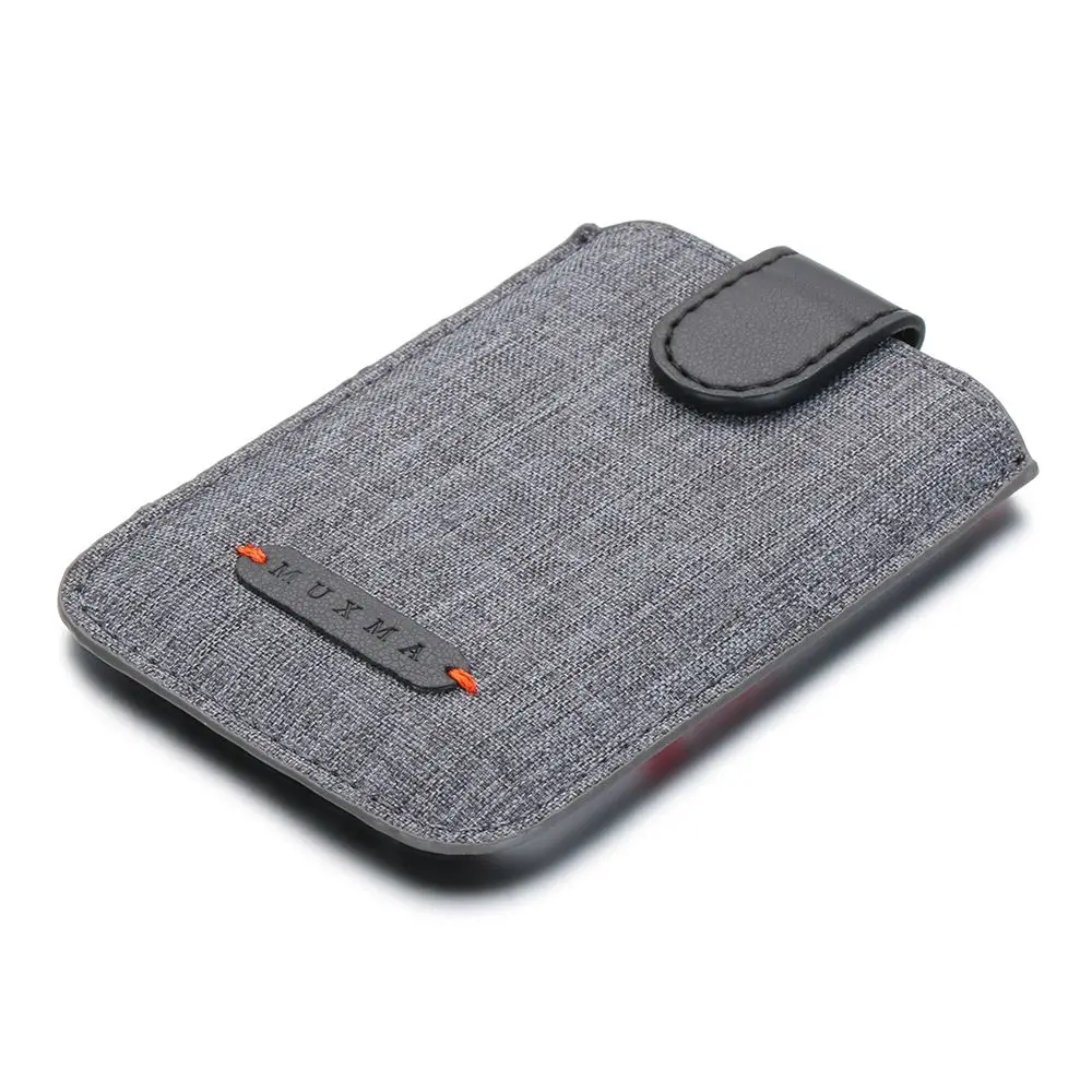 Universal RFID Blocking 5 Pull Credit Card Holder Cell Phone Wallet Case Stick Adhesive