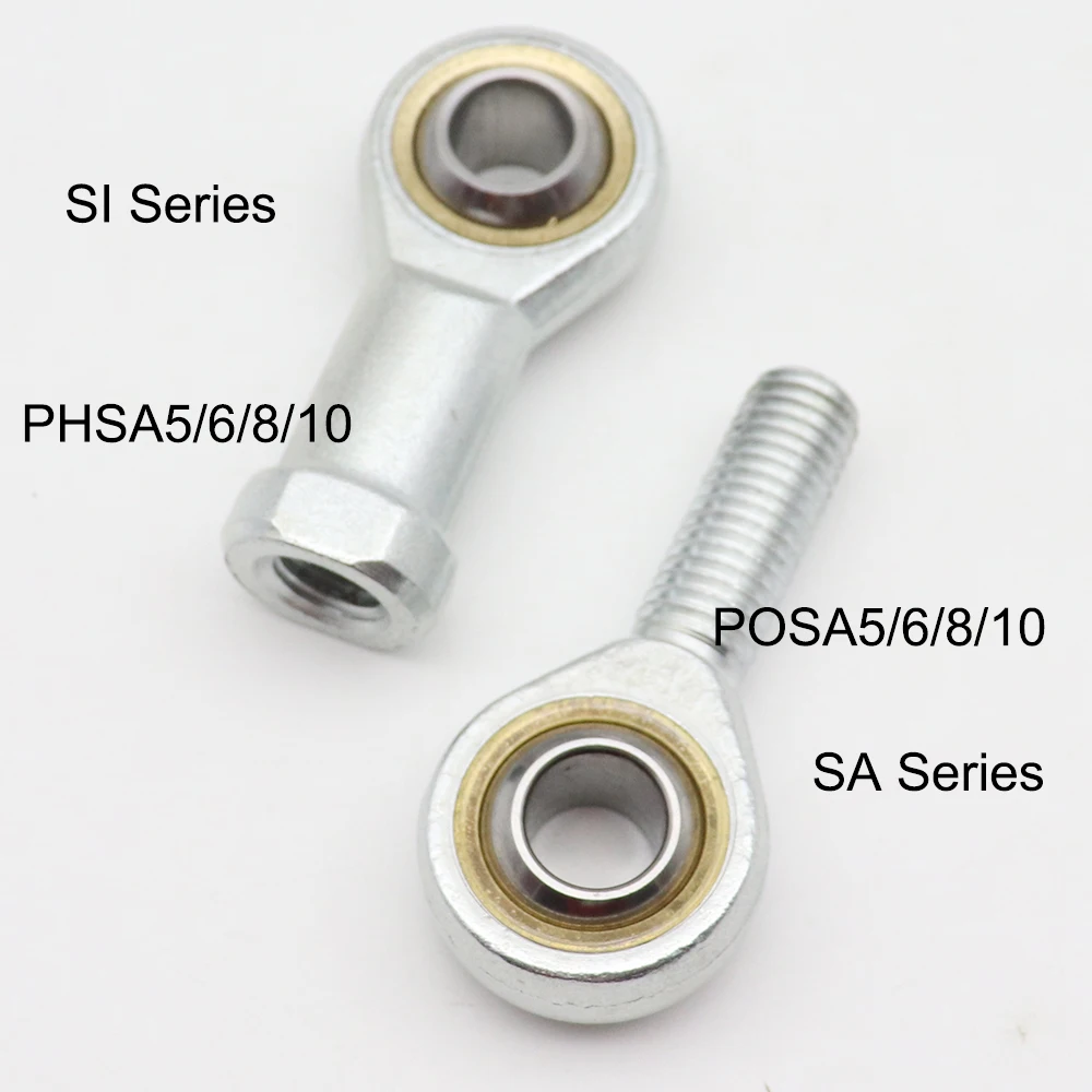 Ball Joint Rod End Bearing 5mm/6mm/8mm/10mm/12mm/16mm/18mm/20mm/22mm/25mm Male/Female SA SI T/K POSA8 PHSA8 Metric Threaded