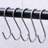 5/10/20PCS Stainless Steel S Shaped Hook Kitchen Bathroom Clothing Hooks Multi-functional Metal Hanging Hook Railing Hanger Bags 2