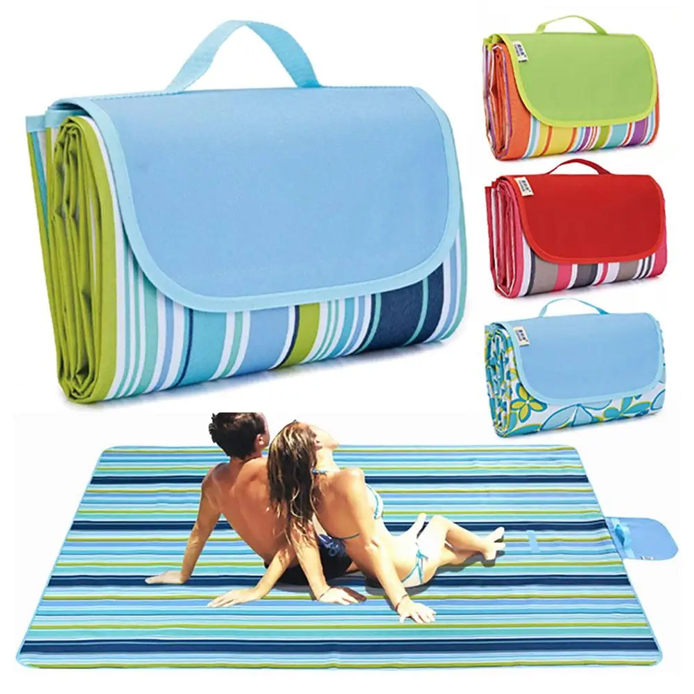 

Foldable Picnic Mat Portable Camping Waterproof Cushion Blanket Outdoor Beach Thick Camping Mat for Tent Ground Trekking