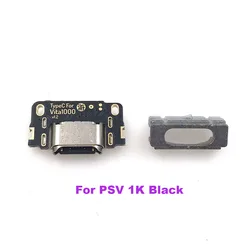 DIY USB - C Charging Port Replacement Part for PS Vita and PSP GO (1 - 5 Pieces) (Black For PSV K)