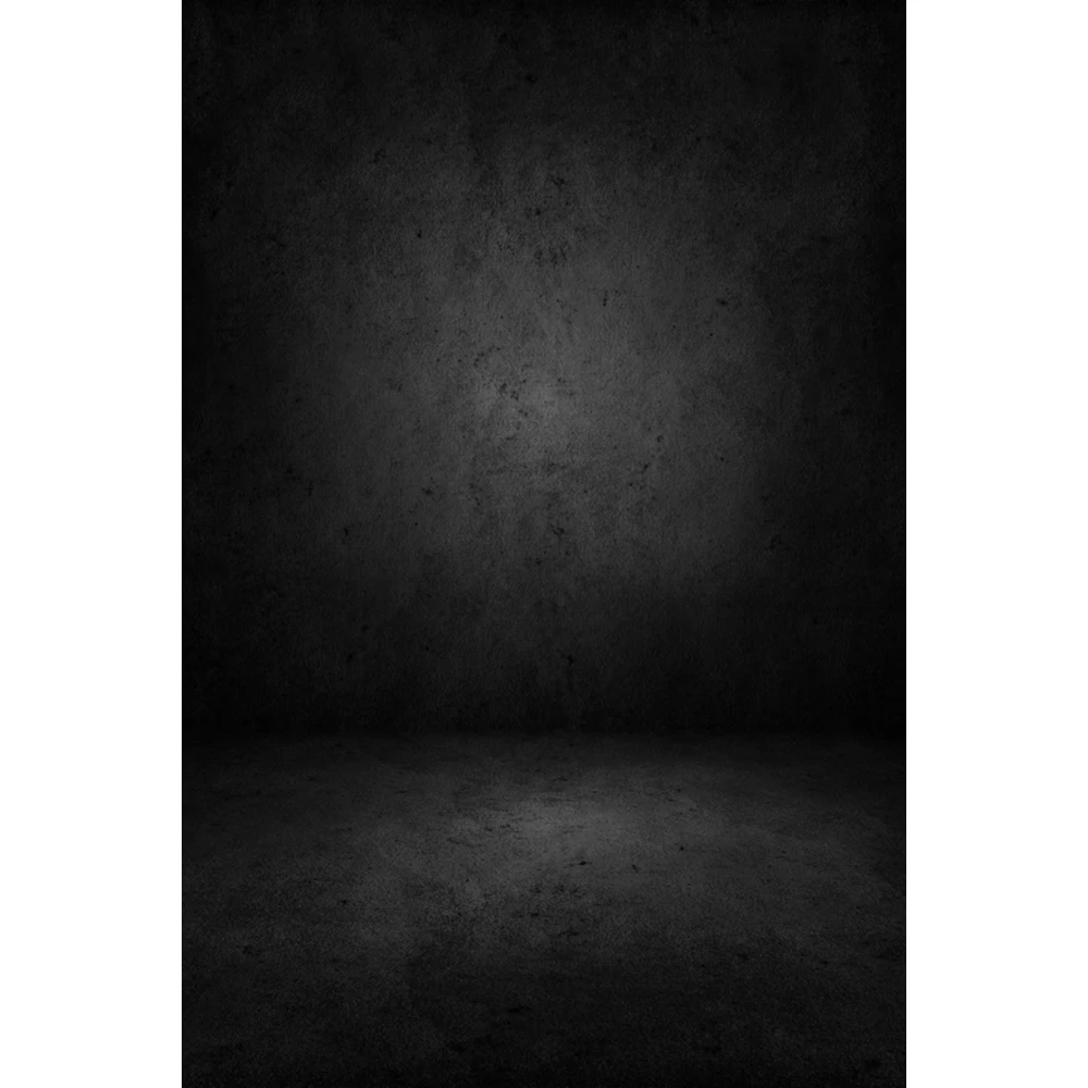 Black Gray Solid Gradient Abstract Photography Backdrop