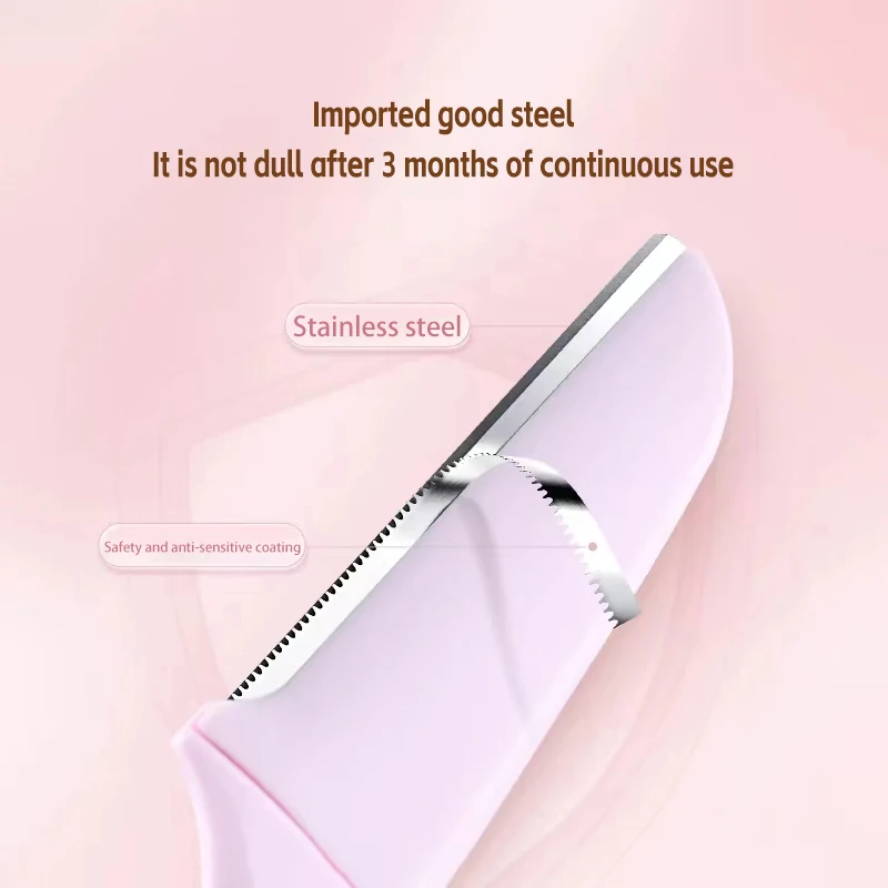 Eyebrow Trimmer 3PCS Portable Eyebrow Trimmer Safe Eyebrow Shaper Foldable Trimmer Razor Blade Razor Women's Makeup Tools