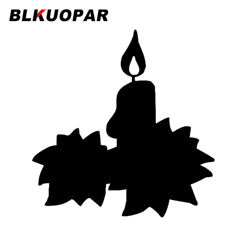 

BLKUOPAR Рождественская силуэтная Автомобильная наклейка индивидуальная Солнцезащитная Водонепроницаемая наклейка Оригинальный холодильник