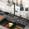 Smart Kitchen Sink 304 Stainless Steel Honeycomb Single Bowl Kitchen Sinks (29.5 x 18.1 inch) 3