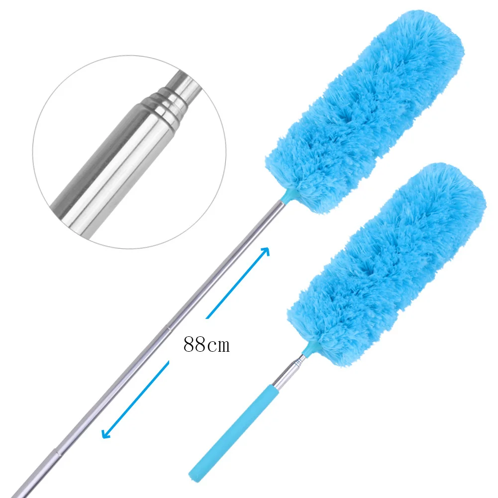 Long Wooden Handle Wool Duster Household Dust Mites Soft Non-static  Furniture Lambswool Brush Dusting Cleaning Duster Dust Room - AliExpress