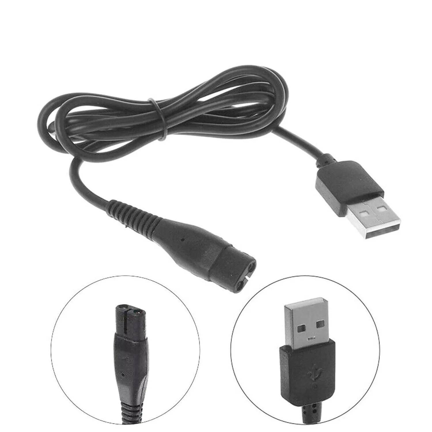Charging Cable USB Power Charger Cord Cable for Philips OneBlade Shaver/Trimmer A00390 QP2520 charging cable usb charging cable shaver charger