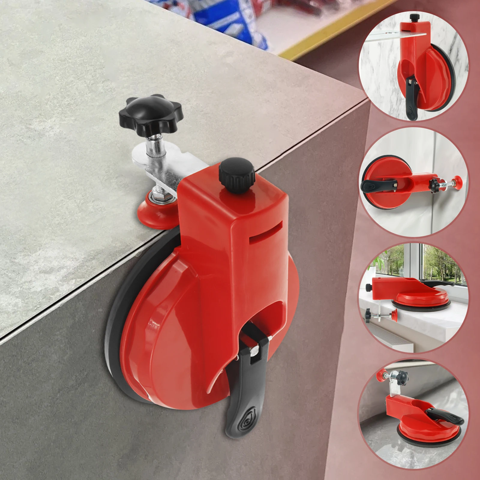 Stable Suction Cup Marble Leveling Splicer Versatile Ceramic Tile Tightening Tools Fit Solid Wall Tile Leveler for Wall Tiles